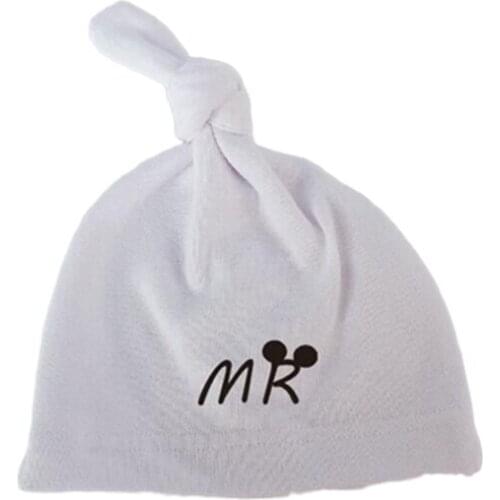 Brand newborn baby sleeping cap hat MR MRS Kids childrens eye girl Hat Boy Cap cotton Beanie bonnet baby cap toddler hat
