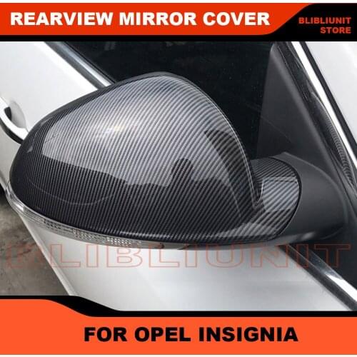 Rearview Mirror Housing Mirror Cover For Opel Insignia 2009-2019 Exterior Outside Mirror Cap Hood Shell Trim Car Accessories