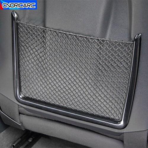 Car Styling Seat Back Frame Decoration For Audi Q5 FY 2018 2019 2020 Carbon Fiber Color Interior Accessories