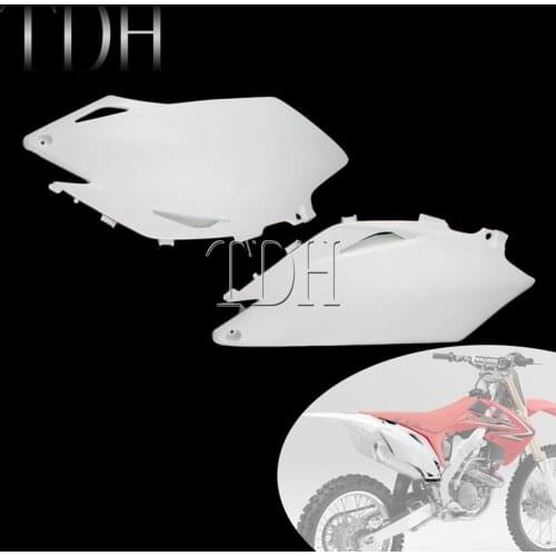 For 2009-2012 Honda CRF450R 2010-2013 CRF250R Dirt Racing Bike Motocross PP Plastic Side Panel Cover Complete Fairing Kit