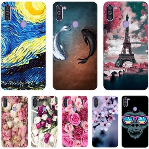 For Case Samsung Galaxy A11 Case Silicone TPU Soft Back Cover Phone Case For Samsung A11 A 11 A115 SM-A115F 6.4 inch Coque Funda