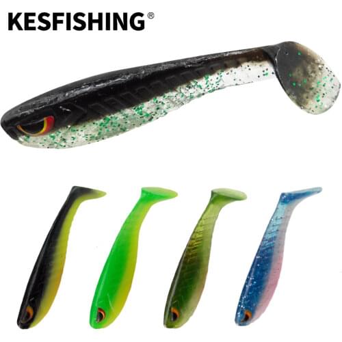 KESFISHING New Fishing Lure Soft Bait 5cm Enjoy Shad Lure Carp Fishing Iscas Saltwater Fish Set IscasKESFISHING