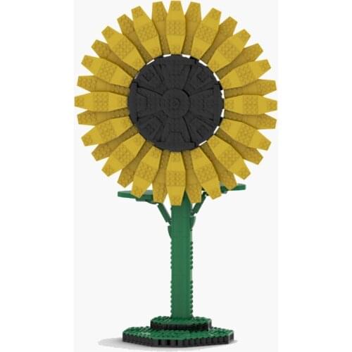 Moc Brick Sunflower Building Blocks Kid Gift And Educational Toys For Children 869PCS