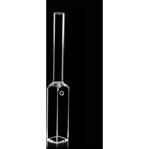 Quartz fluorescent colorimetric dish 10mm/ tube/welded colorimetric dish/four-sided transmittance /95mm