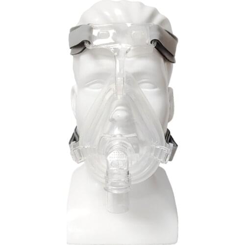 CPAP Nasal Mask Silicone Respirator Cushion With Adjustable Headgear Strap Headband For Sleep Apnea Anti Snoring