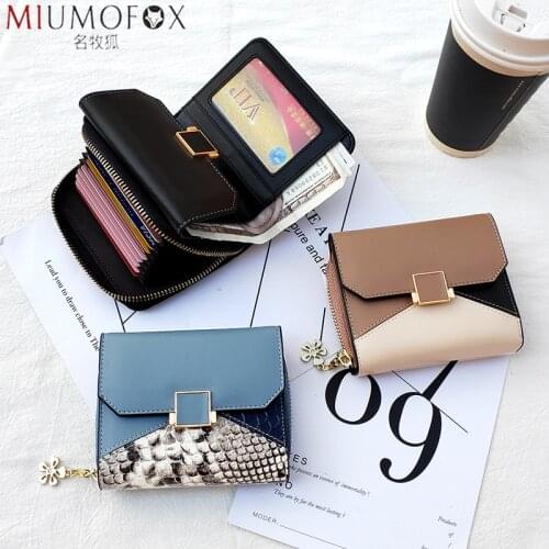 MIUMOFOX Women's Colored Wallets