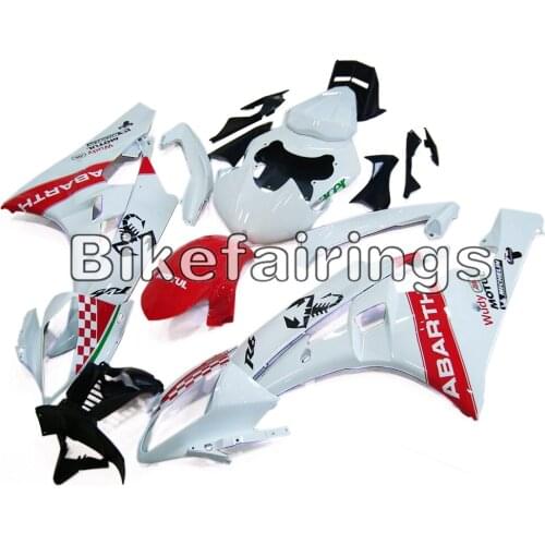 Complete Bike Covers For Yamaha YZF-600 R6 2006 2007 R6 06 07 Injection Plastic Cowlings White Red Fairing Kit