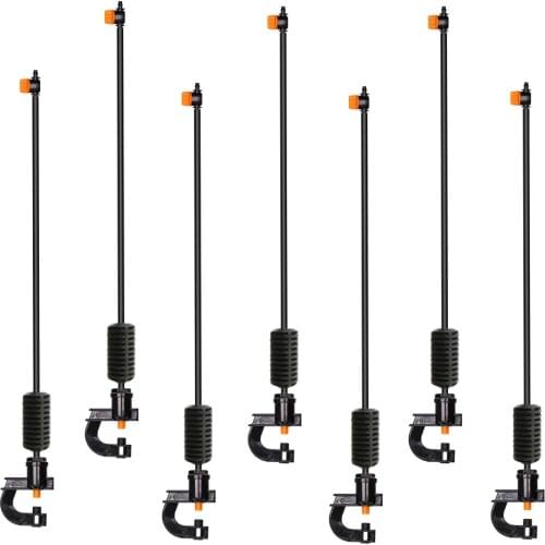 360 Degrees Refraction Mist Nozzle G Type Nozzles with Stakes Connectors Irrigation Spray Micro Hanging Fogger Garden Watering