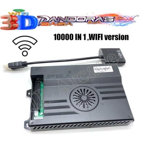 Pandora Box 10000 in 1 Retro Arcade Games 3A games Maquina Recreativa 3D Wifi 128g Neo Geo Mvs Console Add more games HDMI/VGA