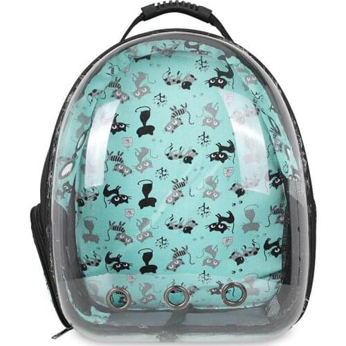 Cat Backpack Carrier Window Carrier for Cat Transport Bag Carrying Bag for Cats Puppy Space Transparent Bag Pet Accessories