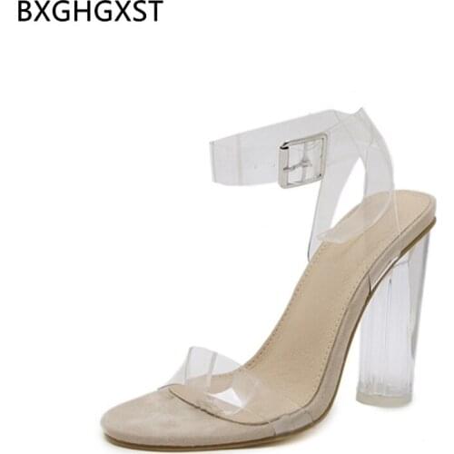 High Heels Sandals Women Pumps Sandals for Women Transparent Heels Ladies Luxury Designer Shoes Sandalias Transparentes Mujer