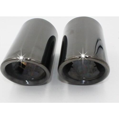 For Volkswagen Golf 6 special modified Golf 7 original stainless steel tail throat titanium black exhaust pipe