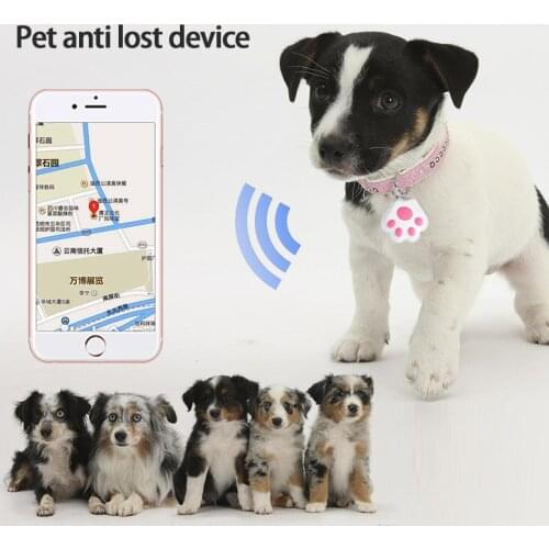 Smart GPS Tracker Mini Anti-Lost Waterproof Bluetooth Locator Tracer For Pet Dog Cat Kids Car Wallet Key Collar Accessories