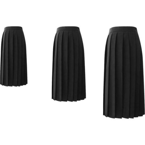 Japanese JK Uniform Student College Pleated Skirt Cute Female Sailor Navy School Uniform High Waist Skirt For Girls