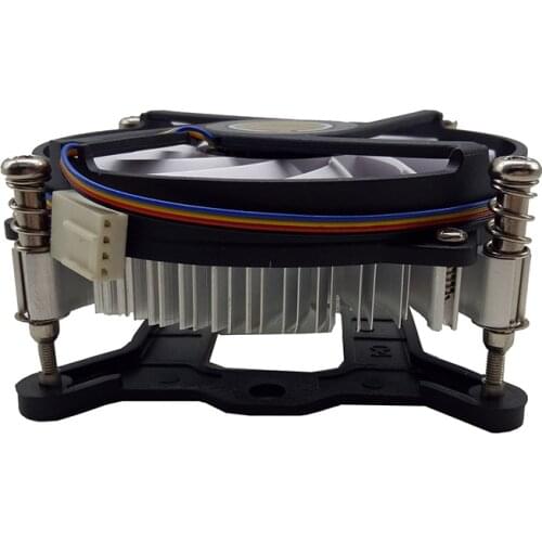 Cpu fan for Mini-ITX and HTPC systems Low-Profile CPU Cooler Ultra slim 92mm PWM Fan, only 30mm high, For Intel 1156