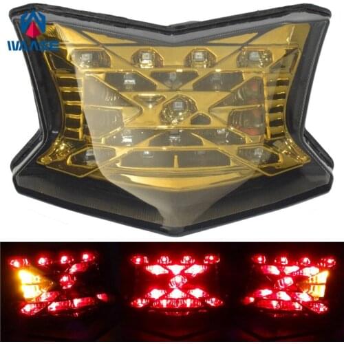 Waase For Kawasaki Ninja 650 2017 2018 2019 2020 Rear Tail Light Brake Turn Signals Integrated LED Light