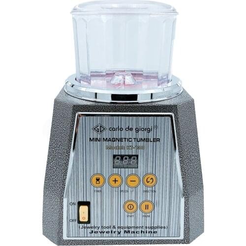 New! KT-130 MAGNETIC TUMBLER 220V- JEWELRY POLISHER & FINISHING TOOL