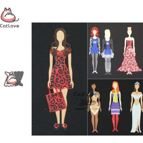 Canonicals Dress Skirt Metal Cutting Dies Scrapbooking Stencil Die Cuts Card Making Decorative Craft Embossing New Dies For 2019