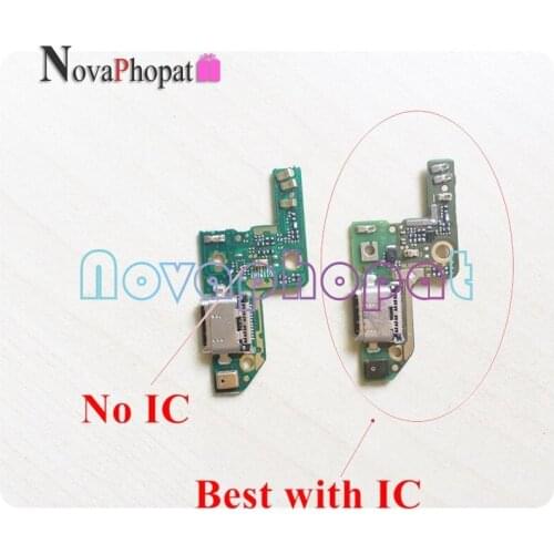 Novaphopat Best Charger Port Board For Huawei Honor 8 USB Dock Charging Port Connector Microphone Mic Flex Cable ; 10pcs/lot