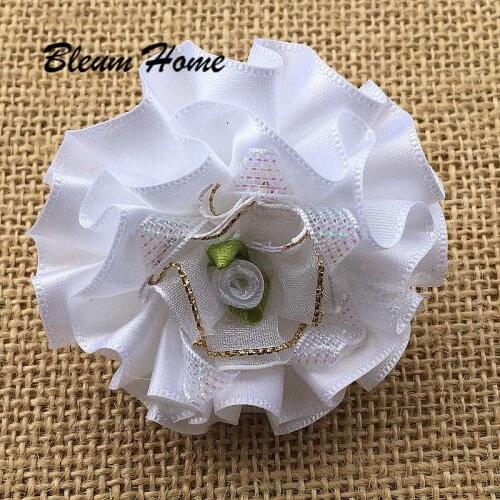 2pcs Bleum Home Fashion New kids Elastic Hair Band white Hair Tie gold Rope Ring Rubber Ponytail Holder For Girls Accessories