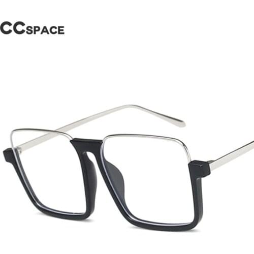 47308 Square Half Frame Oversized Sunglasses Men Women Fashion UV400 Glasses