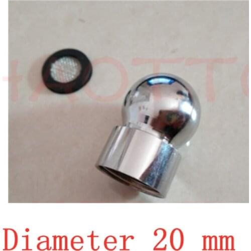 5PCS All copper universal shower top spray shower nozzle joint movable ball large shower copper ball universal link bathroom