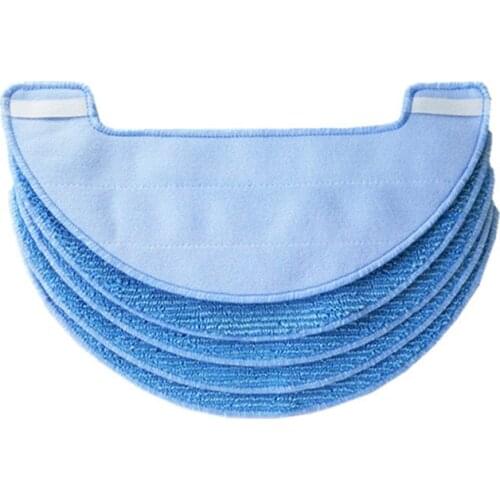 5pcs Robot Vacuum Cleaner Mop Cloth for Polaris PVCR 1126W Robotic Vacuum Cleaner Parts Replacement