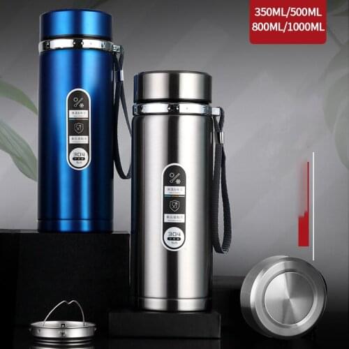 500/800/1000Ml Thermal Bottle Hot Water Bottle Stainless Steel Tumbler Insulated Water Bottle Thermos Isotherme