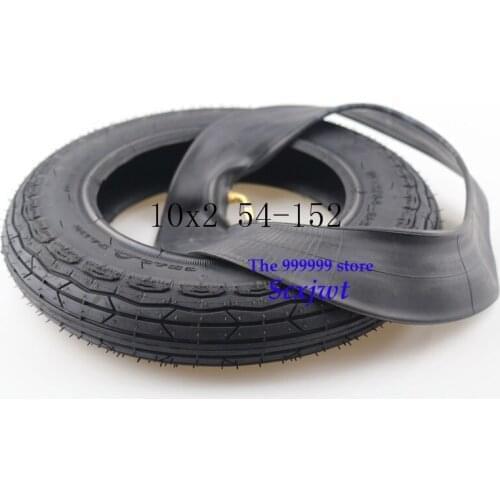 Best 10x2 54-152 Tyre Tire Inner Tube for Scooter Pram Stroller Kids Bike Schwinn Roadster Trike Tricycle Rear Wheels Bent Valve