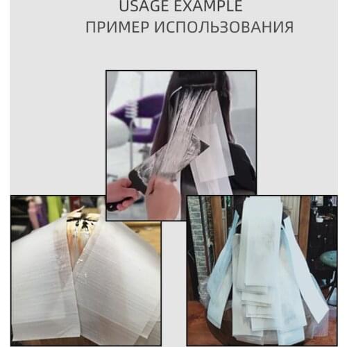 Hair Dye Paper Highlight Paper Hair Dyeing Tools Hair Coloring Meche Sheets Reusable Hair Color Foil Alternative 50pcs