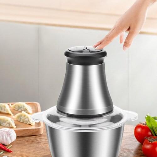 Household Meat Mincer Grinder Stainless Steel Electric Meat Grinding Machine Meat Mincing Grinding Machine