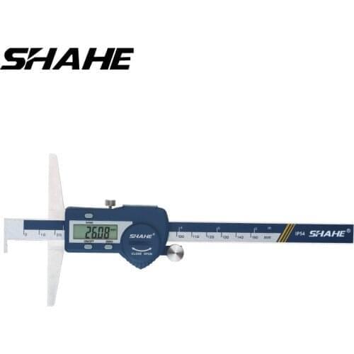 IP54 Single Hook Digital Depth Vernier Caliper 150 mm paquimetro digital steel caliper electronic measuring tools