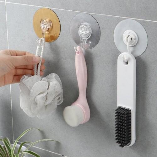 Dual-use 360 Degree Rotating Kitchen Hook Hole-free Wall Hanging Adhesive Hanger