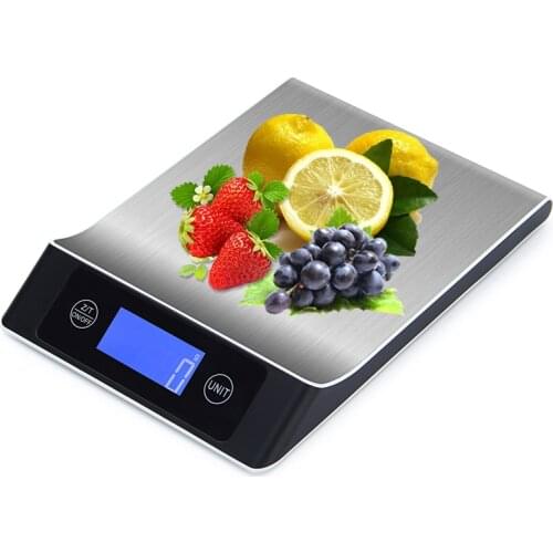 LCD Electronic Kitchen Scale 5kg/15kg Digital Postal Scale for Fruit Food Diet Weighting scales Cooking Tool Kitchen Accessories