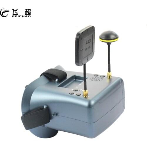 FEICHAO LS-008D 5.8G FPV Googles VR Glasses 40CH 4.3 inch With 2000mA Battery 92% Transparent Lens For RC Model FPV Racing Drone