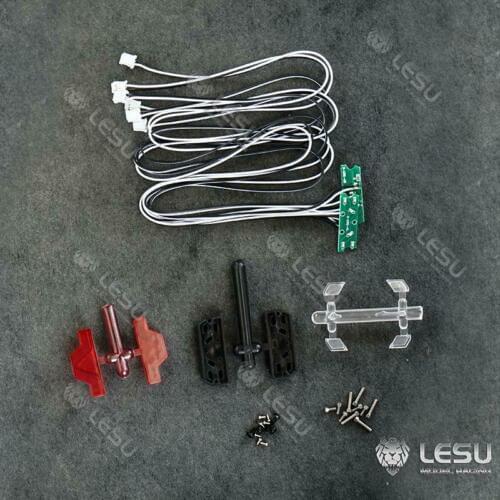 LESU 1/14 RC Plastic Taillights Rear Lamps for TAMIYA Hydraulic Trailer Truck Model TH16993-SMT5