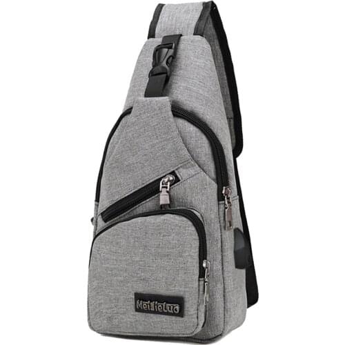 Fashion Mens Bags Leather Sling Zipper Pack Chest Shoulder Crossbody Bag Biker Satchel Men Briefcases 2021 Hot Sales Sports Bag