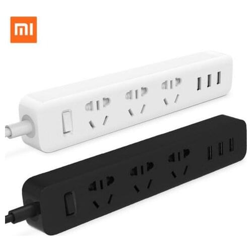 Original Xiaomi Power Strip mi Smart Home Electronics Charging 3 USB 2.0 Interface Extension Socket Plug / EU UK US AU Adapter
