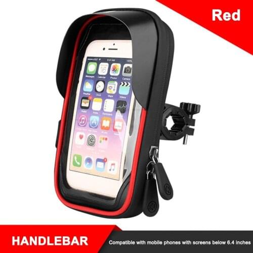 Bicycle Scooter Mobile Phone Touch Screen Holder Rack Waterproof Adjustable Motorcycle Sunshade Phone Stand Support Bracket