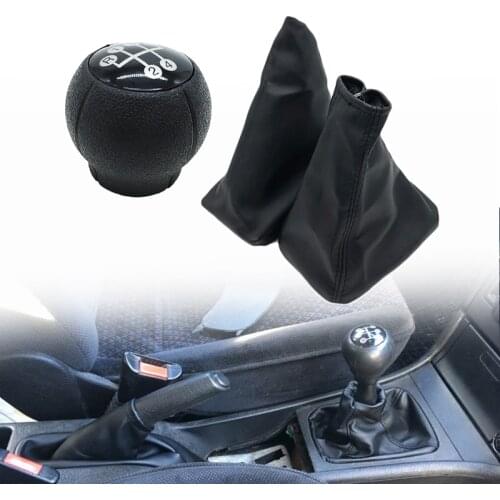 Car Gear Shift Knob Lever Handbrake Grip Cover Anti Slip Parking Boot Cover For OPEL CORSA C 01-06 TIGRA B 04-12 COMBO C 01-11