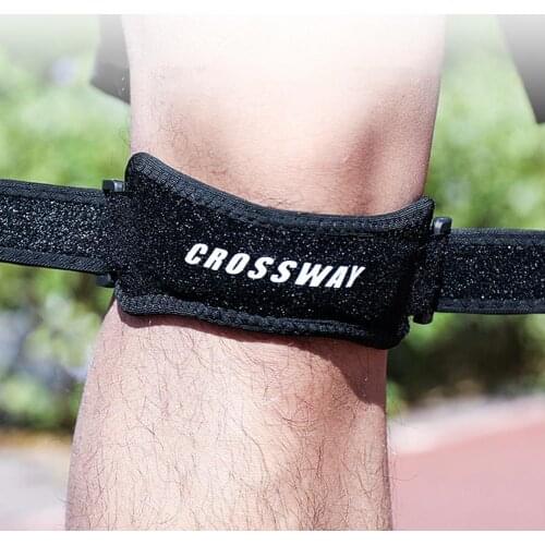 Knee Strap Kneepad Support Brace Pain Relief Adjustable Shocks Absorb Knee Brace Patellar Tendon Support Band for Tennis