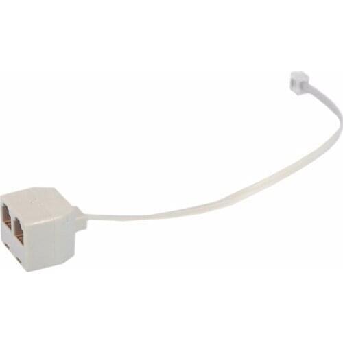 RJ11 6P4C Male to 6P4C Female 2 Way Telephone Jack Plug Splitter Phone Telephone Line Connector Adapter Converter drop shipping