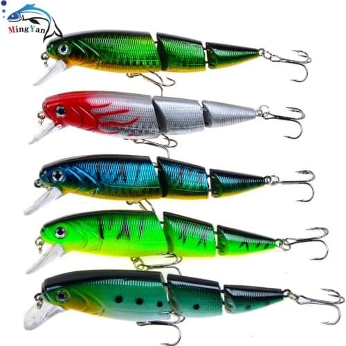 1PCS Wobblers Fishing Lure Multi-section Hard Bait110mm 15g Artificial Bait Minnow Lure Crankbait Perch Carp Fishing Tackle Lure