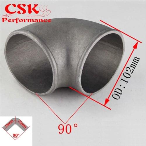 Pipe Joiner 102mm Cast Aluminum 90 Degree Elbow Pipe Turbo Intercooler pipe