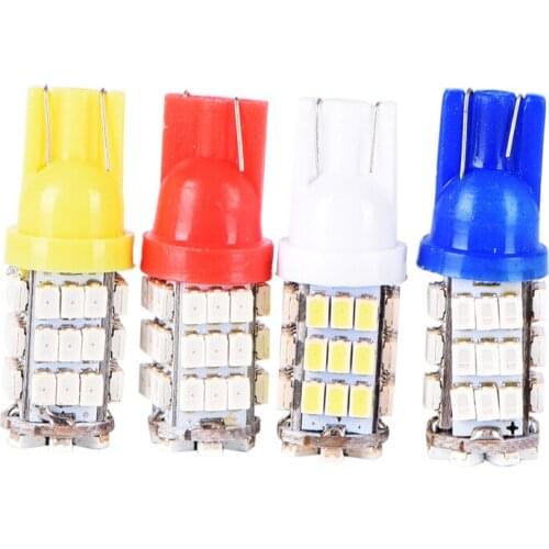 1Pcs Car Auto Bulbs Turn Signal Lights colorful 1206 Interior LED Lamps 168 192 Marker DC12V W5W T10 42 LED SMD 3020