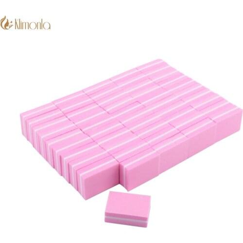 100Pcs/Pack Professional Nail File 100/180 Grit Sanding Nail Buffer Gel Polish Nail Tools Manicure Nail Accessoires Salon DIY