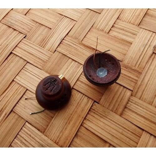 15.4mm earphone shell MMCX socket wood shell