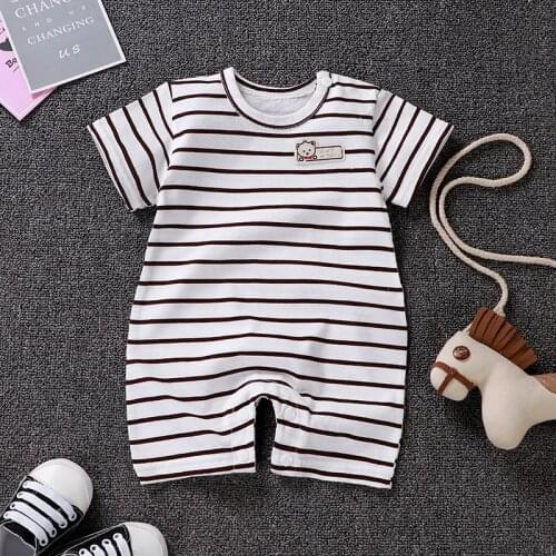 2020 Newborn Baby Rompers girl Clothing Infant Jumpsuits unsiex Stripe Roupa De Girls&Boys Baby Clothes