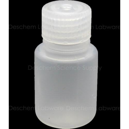 3Pcs 25mL PP Reagent Bottle Small-Mouth Polypropylene Sample Bottles W/Screw Lid