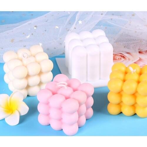3D Silicone Mold Hand-made Soy Aroma Wax Soap Candles Mold DIY Candles Mould Soy Wax Candle Mold Aromatherapy Plaster Candle